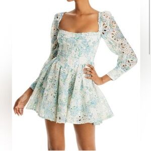 Bardot Lila Flounce dress size large/8  NWT